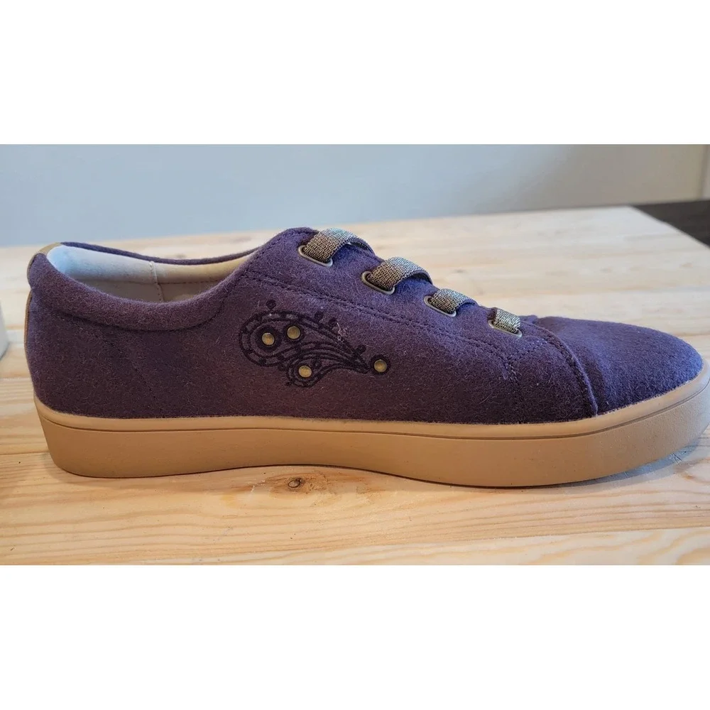 REVITALIGN Malibu Sparkle Sneakers Vintage Violet Purple 12 B Ortho Comfort Shoe